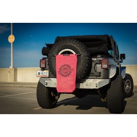 SPIDERWEBSHADE Mesh TrailSac Exterior Storage Bag Accessory for Trail Gear or Trash USA Made with 10 Year Warranty in Pink