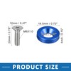 A ABSOPRO Car Motorcycle M6 Fender Bumper Washer Bolt Nuts