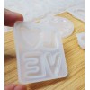 Alfabeto De Moldes De Silicona Resina Diy Pata De Gato