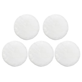 5 Pieces Polishing Imitation Wool Ball, Polishing Pad, Polishing Cover Wool Pad Polishing Fur, Wool Polishing Pad, Polishing Sponge 125mm, Lambskin Polishing Disc