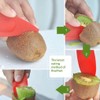 3Pcs Green Kiwis Fruit Spoon Handheld Scoop Reusble Washable Kitchen