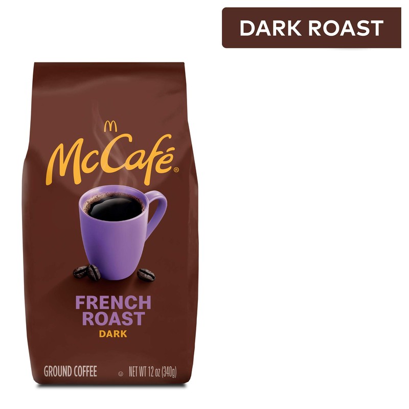 McCafe French Roast, Dark Roast Ground Coffee, 12 oz Bag