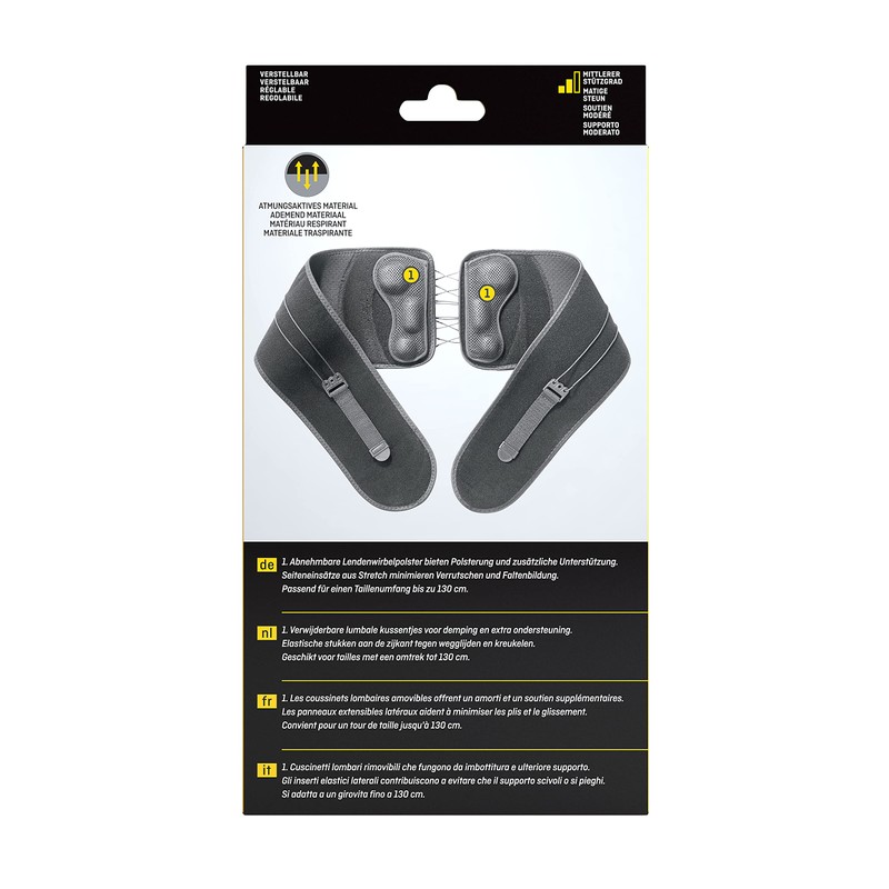 Futuro FUT46820 Adjustable Back Support, Black