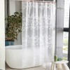 Vllcsla Shower Curtains Flower Patterned Anti-Mould and Waterproof - 240/300