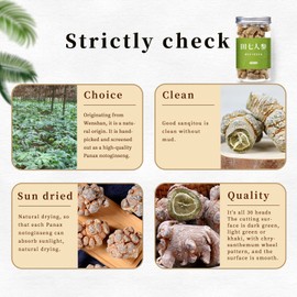 Hee Creek Notoginseng Root Heads 10.58/300g Natural Tienchi – 7-Year-Grown Whole Panax Notoginseng from Wenshan Yunnan – Tian Qi Sanqi Ginseng for Herbal Wellness, Tea, Soup 田七 田七人参 三七 活血化瘀