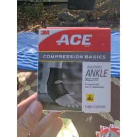 ACE Compression Adjustable Ankle Support Neoprene Left or Right Foot New
