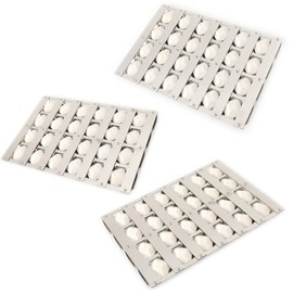 Beurbcikue Briquette Tray for Alfresco ALX2 ALX2-30 ALX2-42 ALX2-56 Grill Replacement Parts for Alfresco LX2 ALXE ALXE-30 ALXE-42 ALXE-56 Heat Plate Flame Tamer with 72 Ceramic Briquettes
