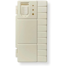 Heritage Arts AP049 Small Rectangular Palette SM; Tool Palette for Watercolor, Gouache, Acrylic and Oil Paint Pigments; White Durable Polypropylene Plastic; Thumb-Hole for One Hand Operation