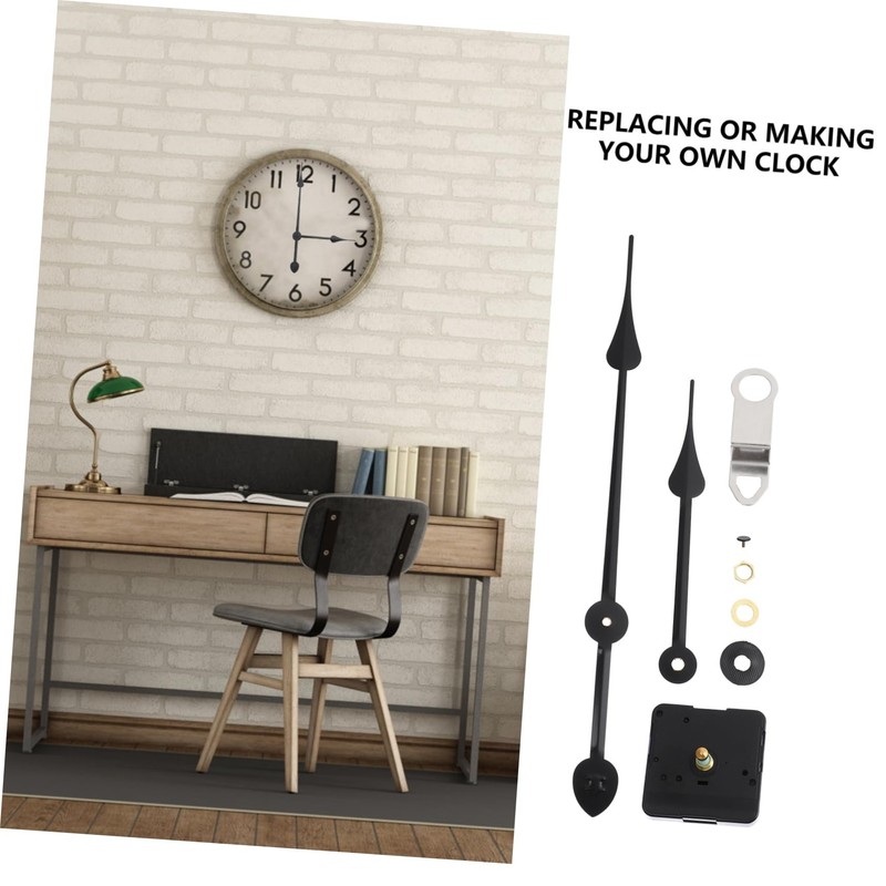 TEHAUX 2 Sets Durable Clock Movement Mechanism DIY Clock Accessories
