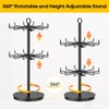 ORLESS 2 Tier Rotating Jewelry Display Stand, Keychain Display Stand