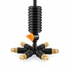 7-Way Garden Misting Nozzle Kit – 7 Brass Sprayers with