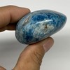 WatanGems 137g,2.4"x1.9"x1", Blue Apatite Palm-Stone Tumbled Reiki Energy, Metaphysical Stone,