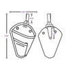 Sheath for Pruning Shears Pruner Holster Double Pockets Gloves Garden