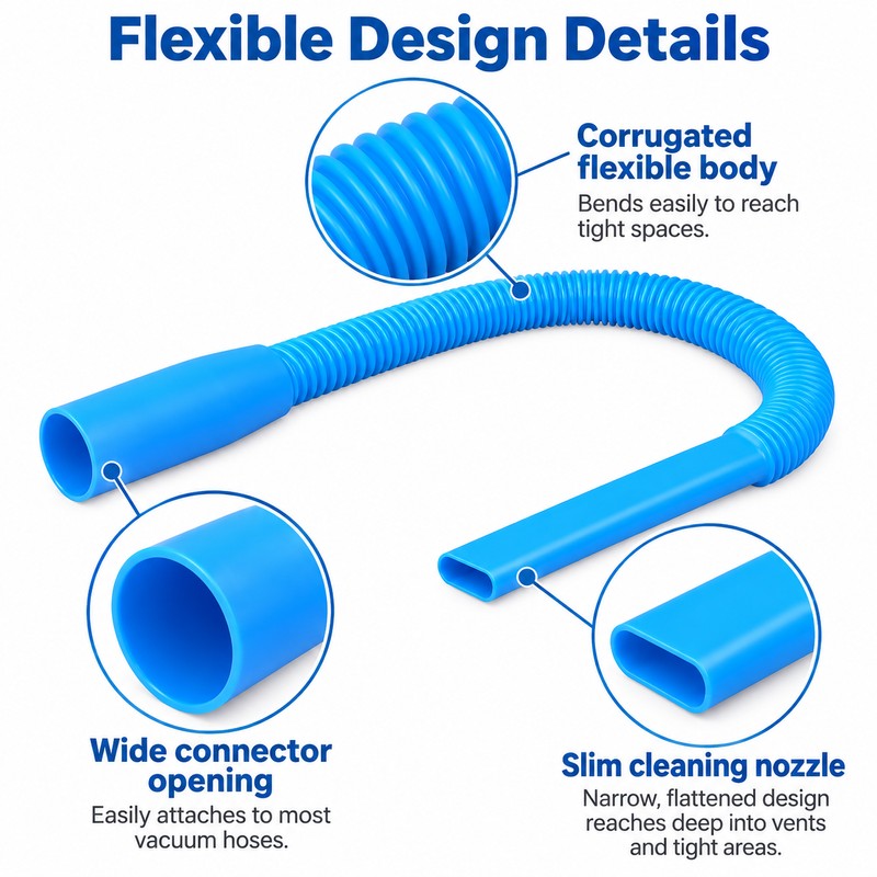 Dryer Vent Cleaner Hose Attachment for Home Maintenance – Flexible
