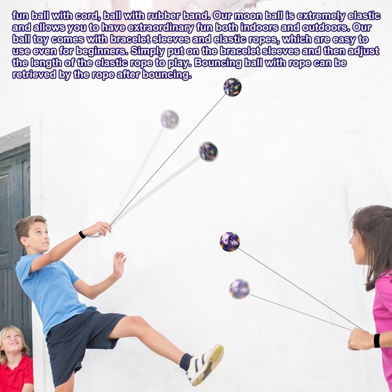 TZQFROCE Astro Jump Ball Pack of 6 Space Ball Moon