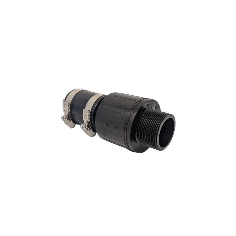 PumpSpy Threaded Quiet Sump Pump Check Valve with 100% Stainless