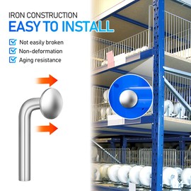 Mobestech Pack of 100 Pallet Racking Drop Pin Heavy Duty Shelving DIY Tools Heavy Duty J-Bolts Safety Pallet Breaker Plastic Pallets for Storage