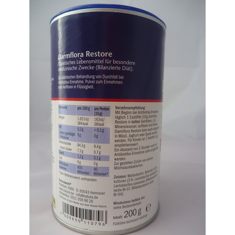 Sanatura Intestinal Flora Restore 3 x 200 g