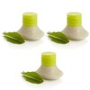 DobryDom 3 Packs Portable Salad Dressing Containers, Silicone Squeeze Bottle
