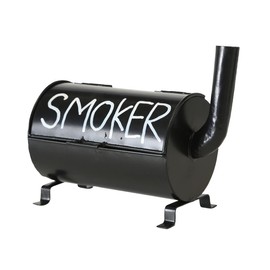 Ashtray Smoker Storm Ashtray Iron Black L 20 cm