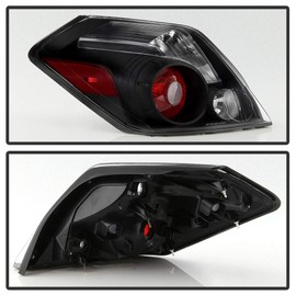 ACANII - For Black Housing w/Smoke Signal Lens 2007-2012 Nissan Altima Sedan Tail Lights Lamps