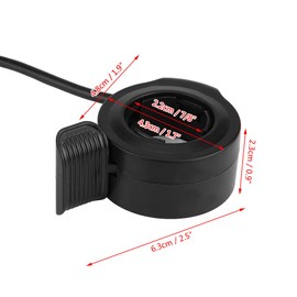 Thumb Throttle Grip, Thumb Throttle 7/8 Inch Universal Thumb Gas Speed Controller for E Bike Scooter Accelerator, 22 mm