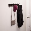 BIRDROCK HOME Tri Hook Coat Rack - 5 Hooks -