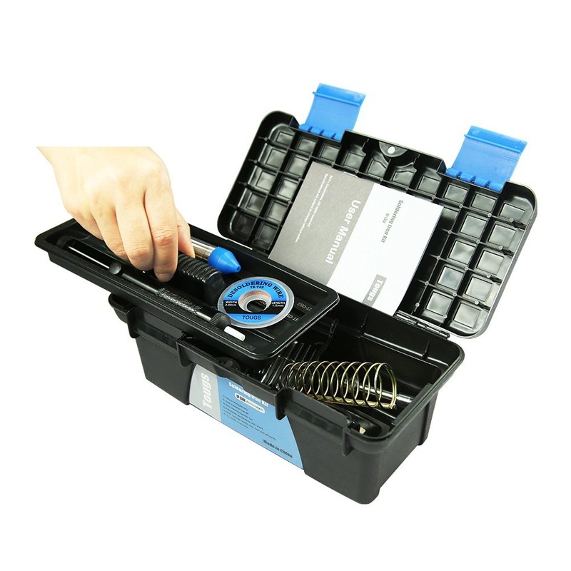 Tougs Soldering Iron Kit 60W Adjustable Temperature Controlled Welding Tool
