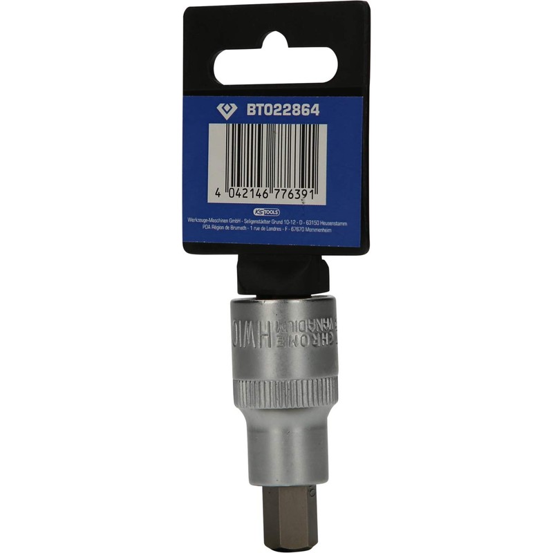 BRILLIANT TOOLS BT022864 1/2 Inch Hex Bit Socket, 55 mm