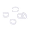 ONLYKXY 100 Pieces 10mm ID 12mm OD Clear Silicone Cable