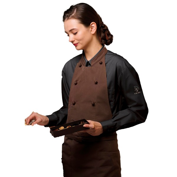 Albe AS9005 Cook Coat Style Apron, Easy to Wear, Stylish,