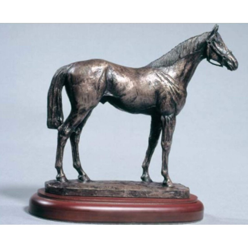6102 Cold Cast Bronze Patina Horse Study 'Epsom Dandy' from