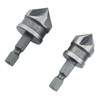 CHENJIN 5PCS 82 Degree Hexagonal Shank Chamfering Machine Submerged Drill