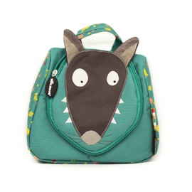 Loup by Auzou x Les Déglingos Wolf Toiletry Bag for Children and Babies for Boys and Girls Practical Green Wolf, Green, Wolf