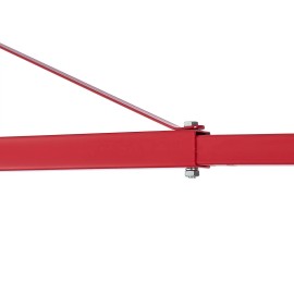 Electric Hoist Support Arm Max Load Capacity 1320 Lbs Steel Hoist Frame 180 Degree Swing Arm Pole Electric Hoist HolderDefault: Default