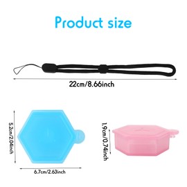 QINGZY 2 PCS Pod Case Aufbewahrungsbox Passend für Air Up Duft-Pods Aroma-Pod Schutzhülle zur Aufbewahrung Geschmack Pods Alle Sorten Für Air-Up Duft-Pod Aroma-Pod Sicheren Lagerung von Aroma-Boxen