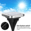 4pcs 8LED Solar Buried Light Under Ground Lamp Outdoor Pathway