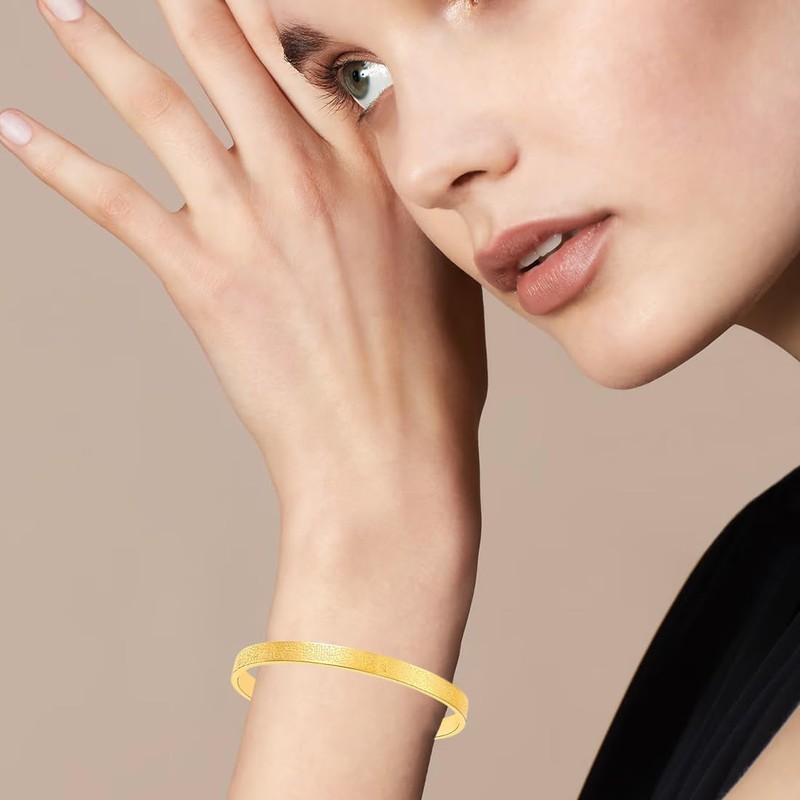 Bracelet for Women Men Muslim Quran Allah Open Bangles Arabic