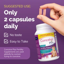 Conceive Plus Fertilidad Y Ovulación 180 Cápsulas