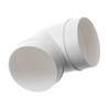 100mm / 4 Inch Duct Connector - 90 Degree Elbow
