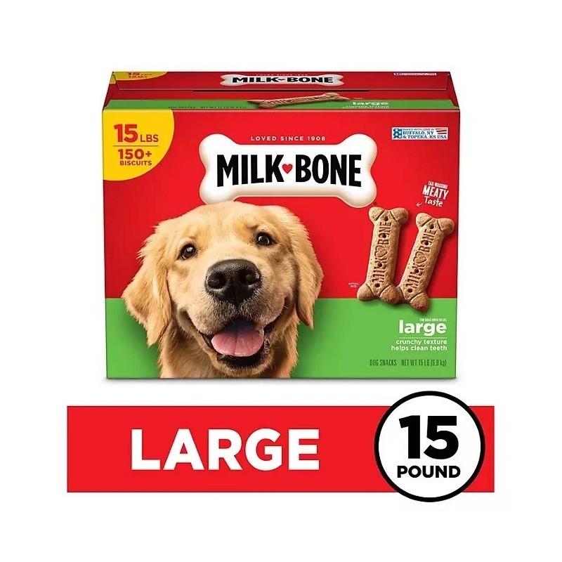 Milk-Bone Original Large Crunchy Dog Treat Biscuits 240 oz