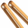 Magnetic Bamboo Toast Tongs Wooden Tongs Reusable Bamboo Kitchen Tongs