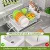 SavvyStor Dish Drainer Dish Drainer Space Saving Dish Drainer for