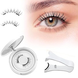 Pestañas Magnéticas Reutilizables con applicatore | Aspecto natural, no necesitan pegamento, suaves con aplicador, fáciles de usar y quitar