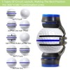 DvoFvint 360-Degree Golf Ball Marker，Golf Ball Alignment Marking Tool，Triple Line