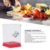 Fruit and Vegetable Speed Cutter with Push Plate Stainless Steel