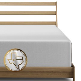 Texas Linen Co. 100% Egyptian Cotton Fitted Sheet Twin XL Size - 1000-Thread-Count Twin XL Fitted Sheet Only, Soft, Cooling, 16" Deep Pocket Luxury Sateen Weave Bottom, Hotel Quality - Silver Grey