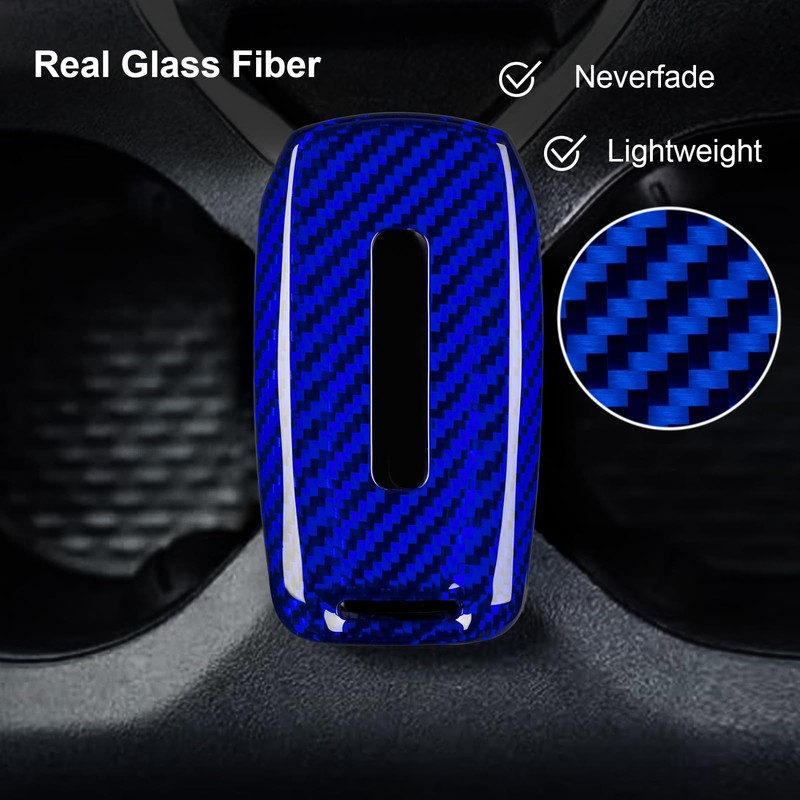 T-carbon Real Carbon Fiber Key Fob Protector for Ram 1500