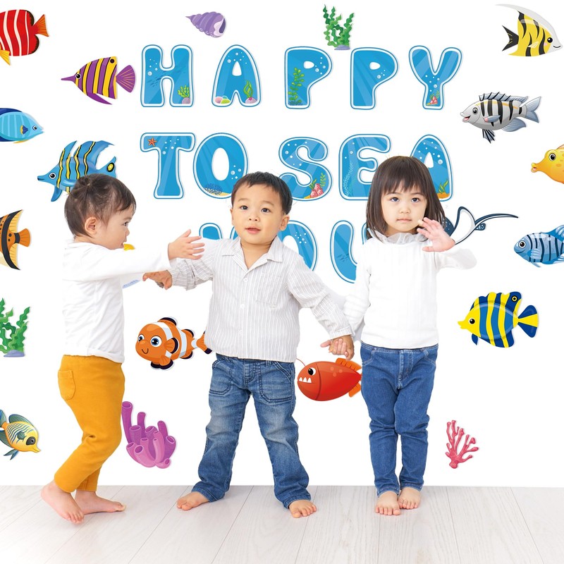 Bulletin Board Decorations Summer Cutouts Chalkboard Under The Sea Beach