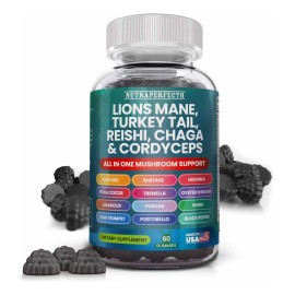 Gomitas Orgánicas De Hongos 20 En 1 Nutraperfecto